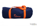 Dark blue / orange sport bag